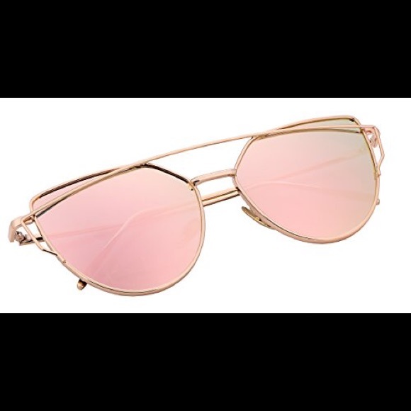 Mirrored Cat Eye Sunglasses - Picture 5 of 7